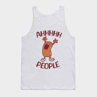 Bean Screaming AH PEOPLE Tank Top